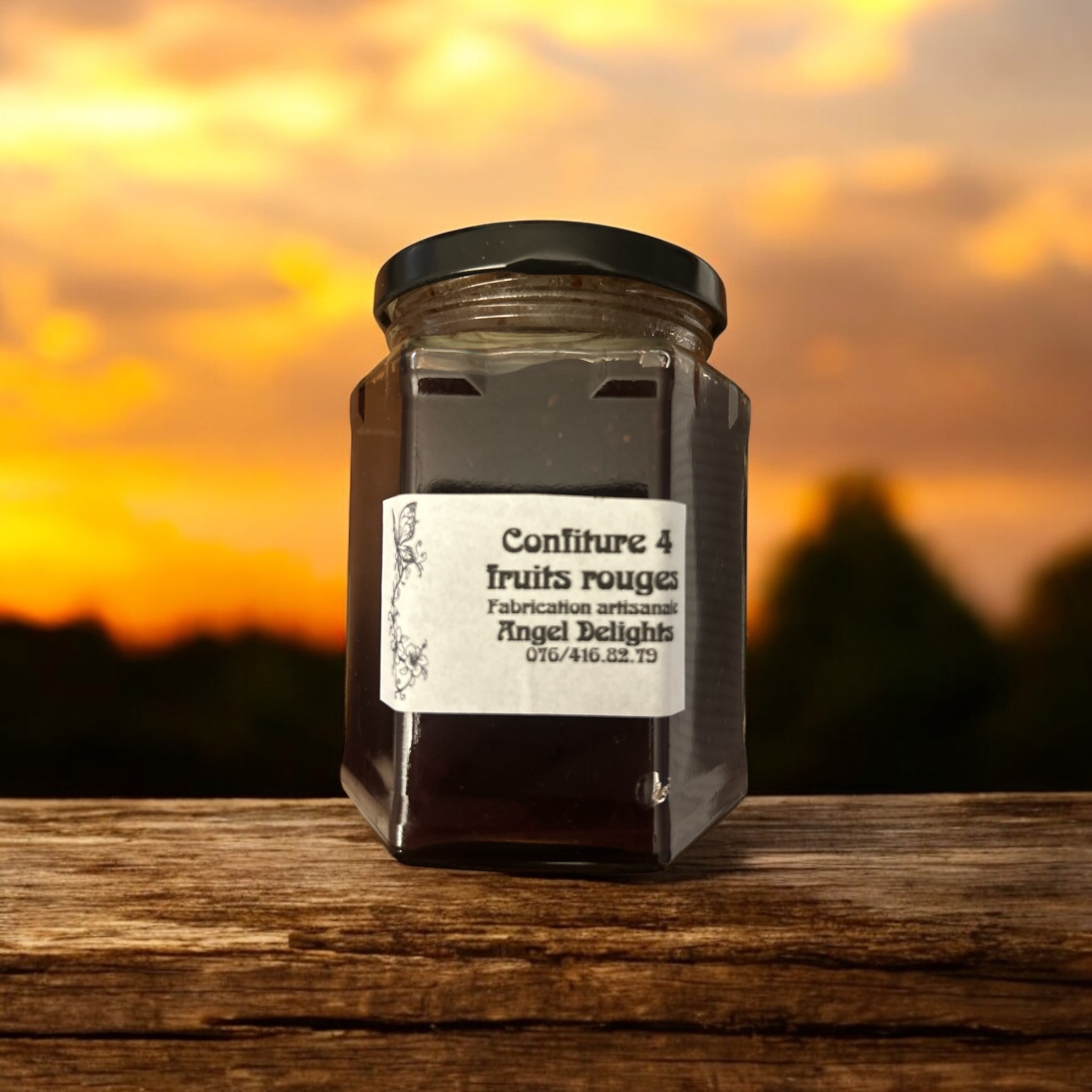 Confiture "4 fruits rouges" 195 ml