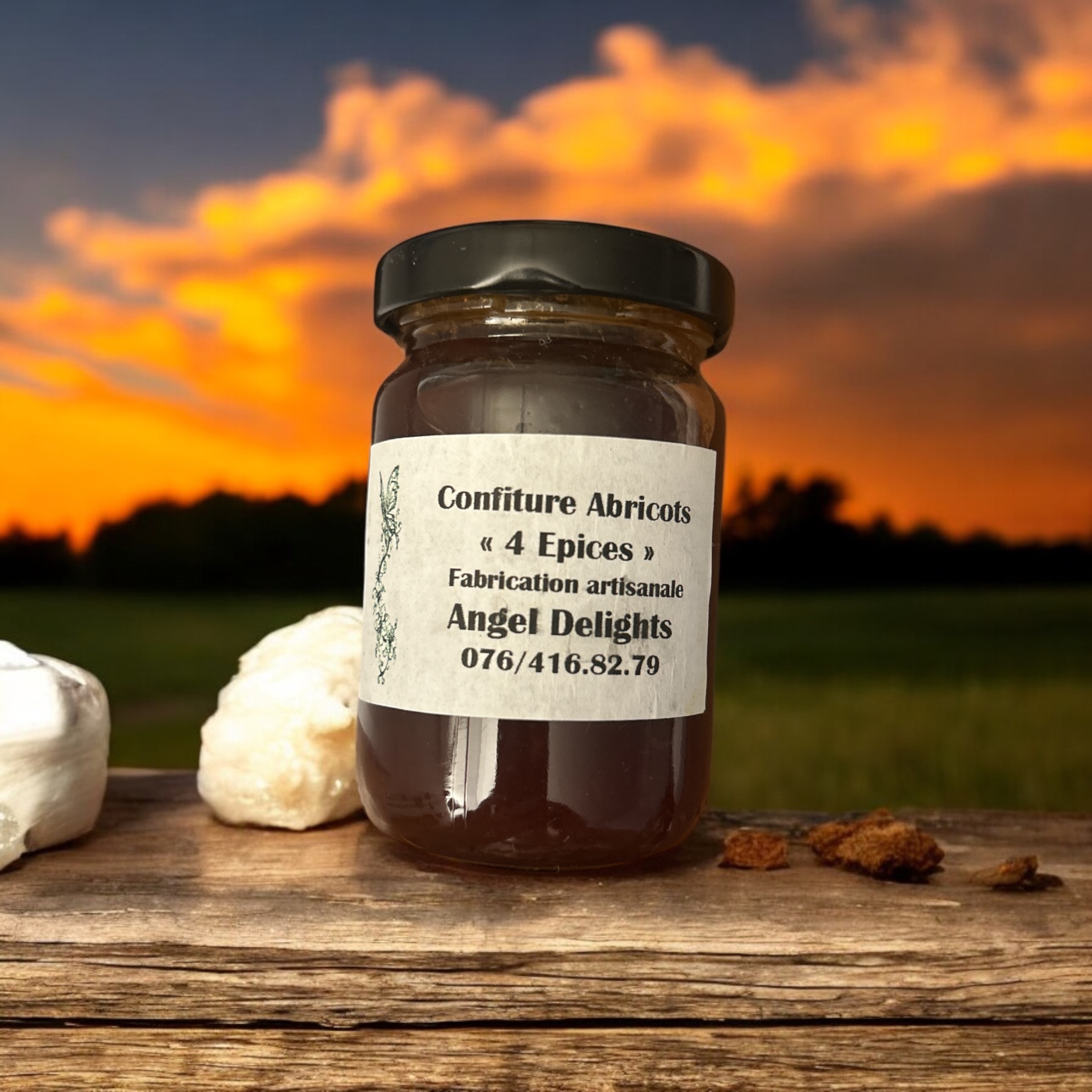 Confiture "Abricots 4 épices" 110 ml