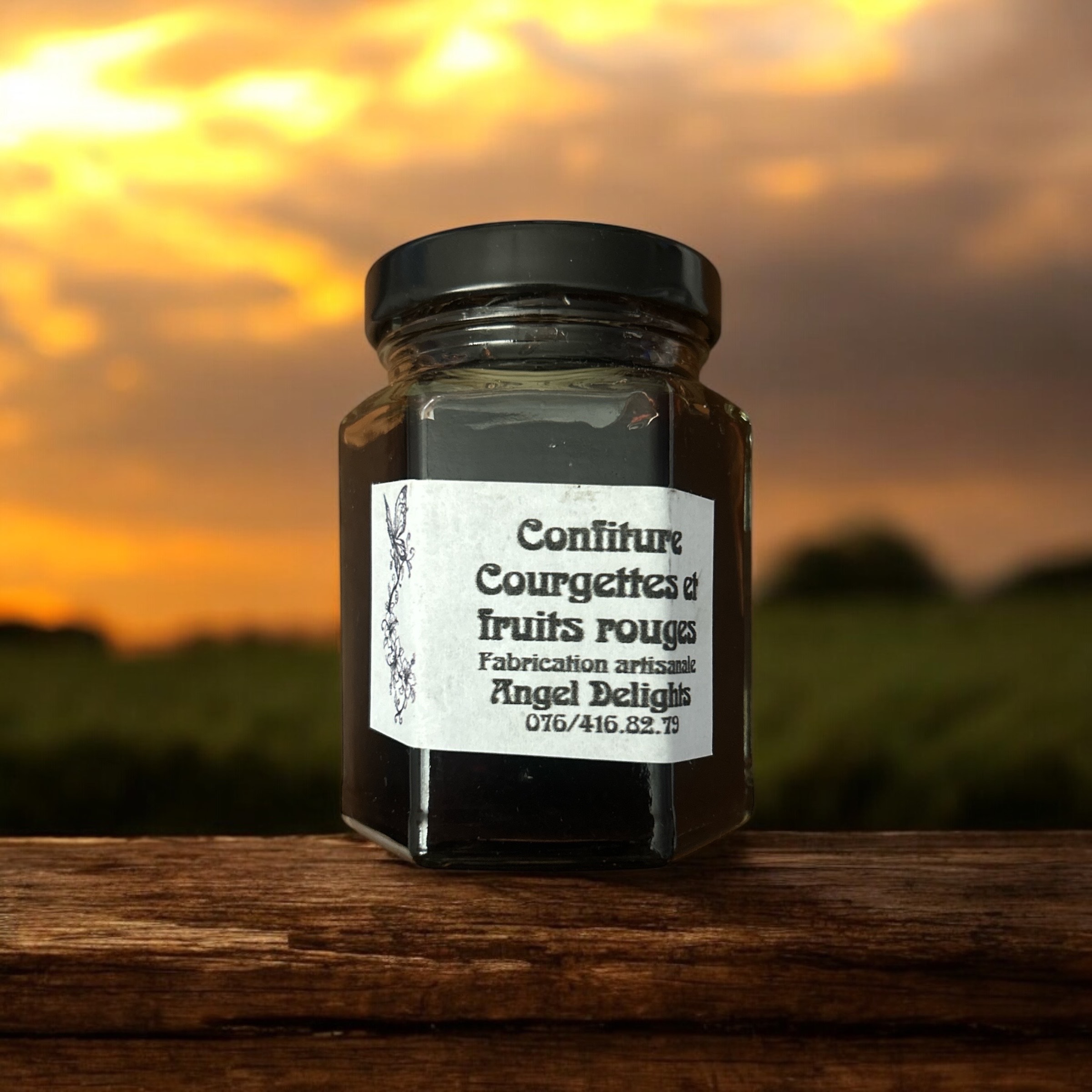 Confiture "Courgettes et fruits rouges" 195 ml