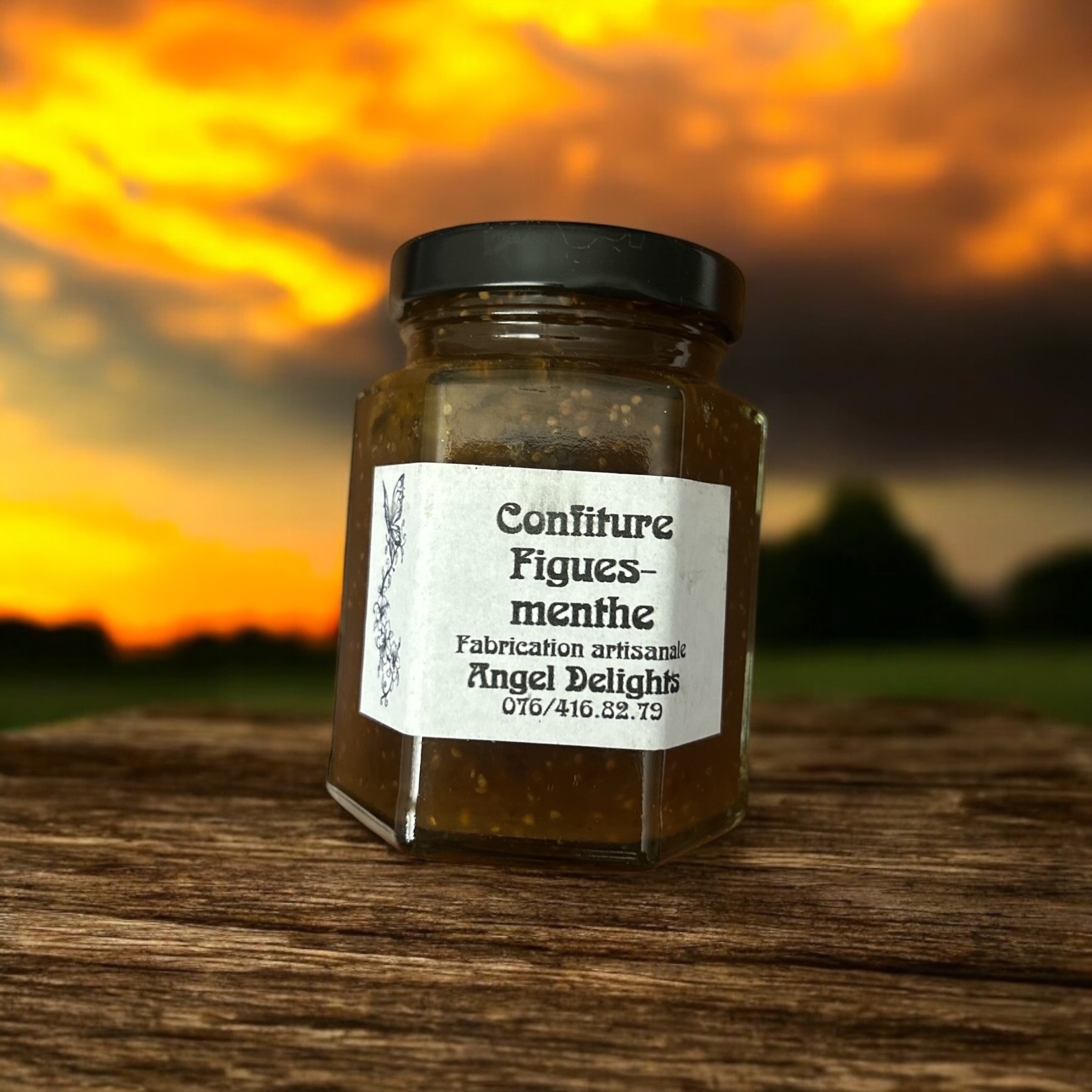 Confiture de "Figues-menthe" 110 ml