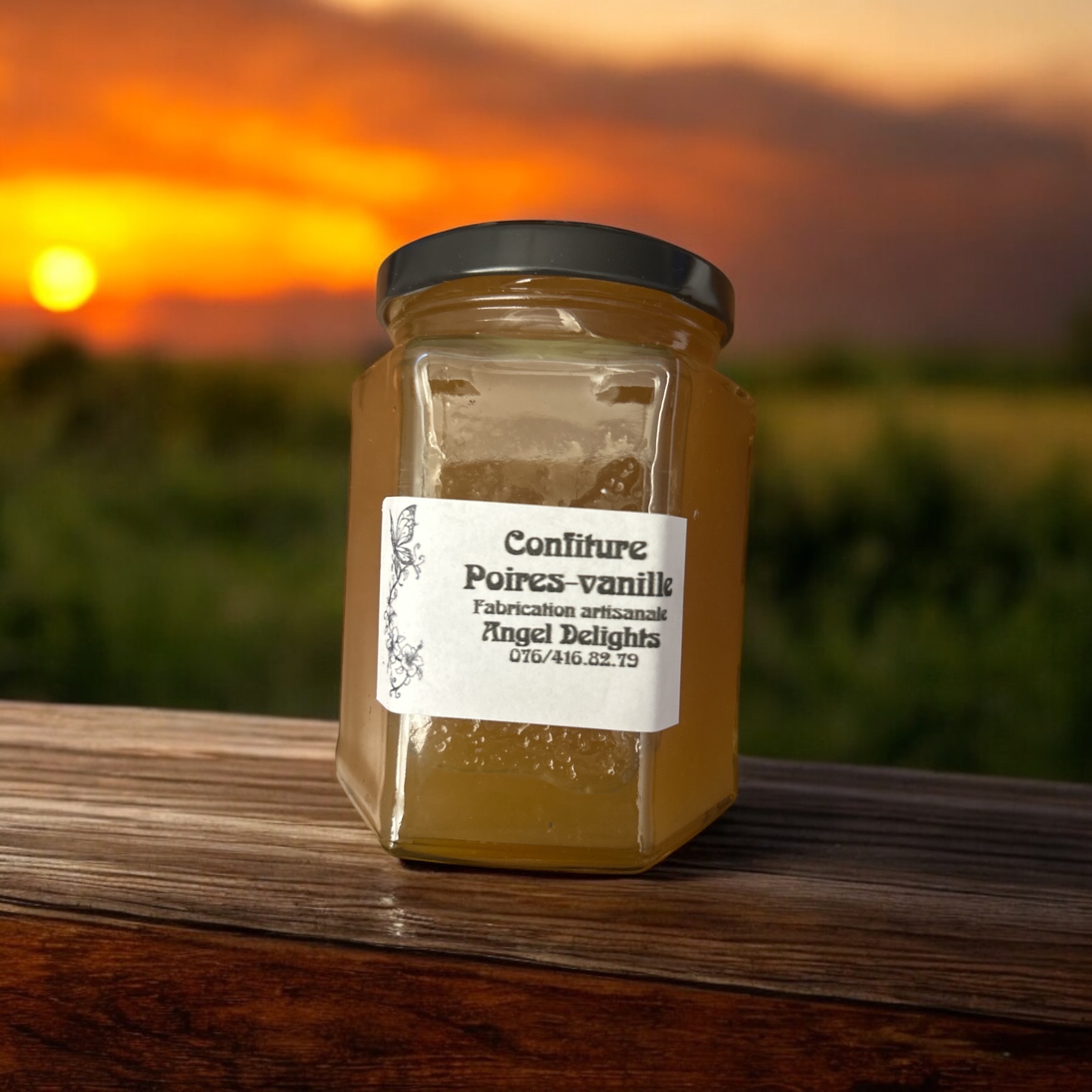 Confiture "poires-vanille" 275 ml