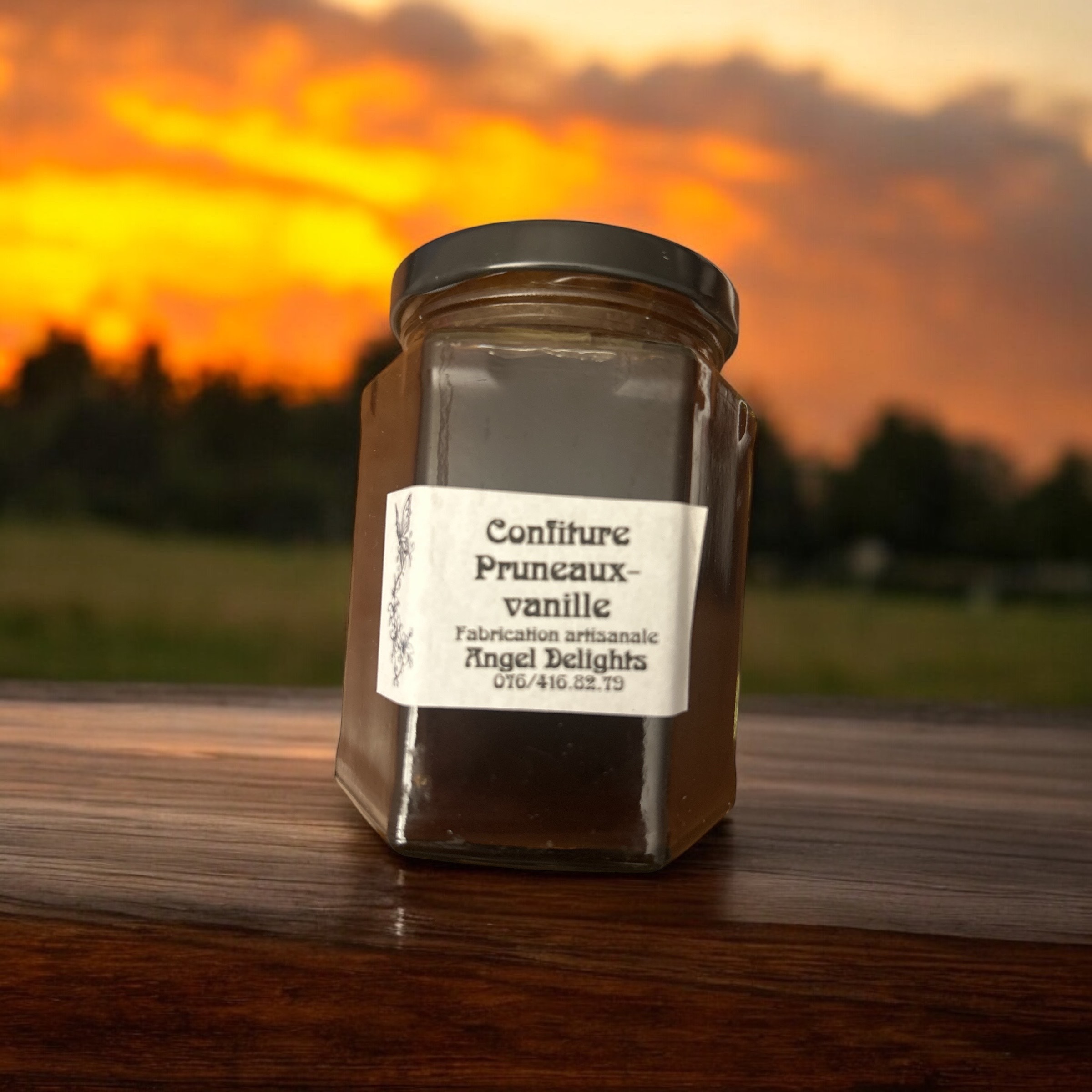 Confiture "Pruneaux vanille" 195 ml