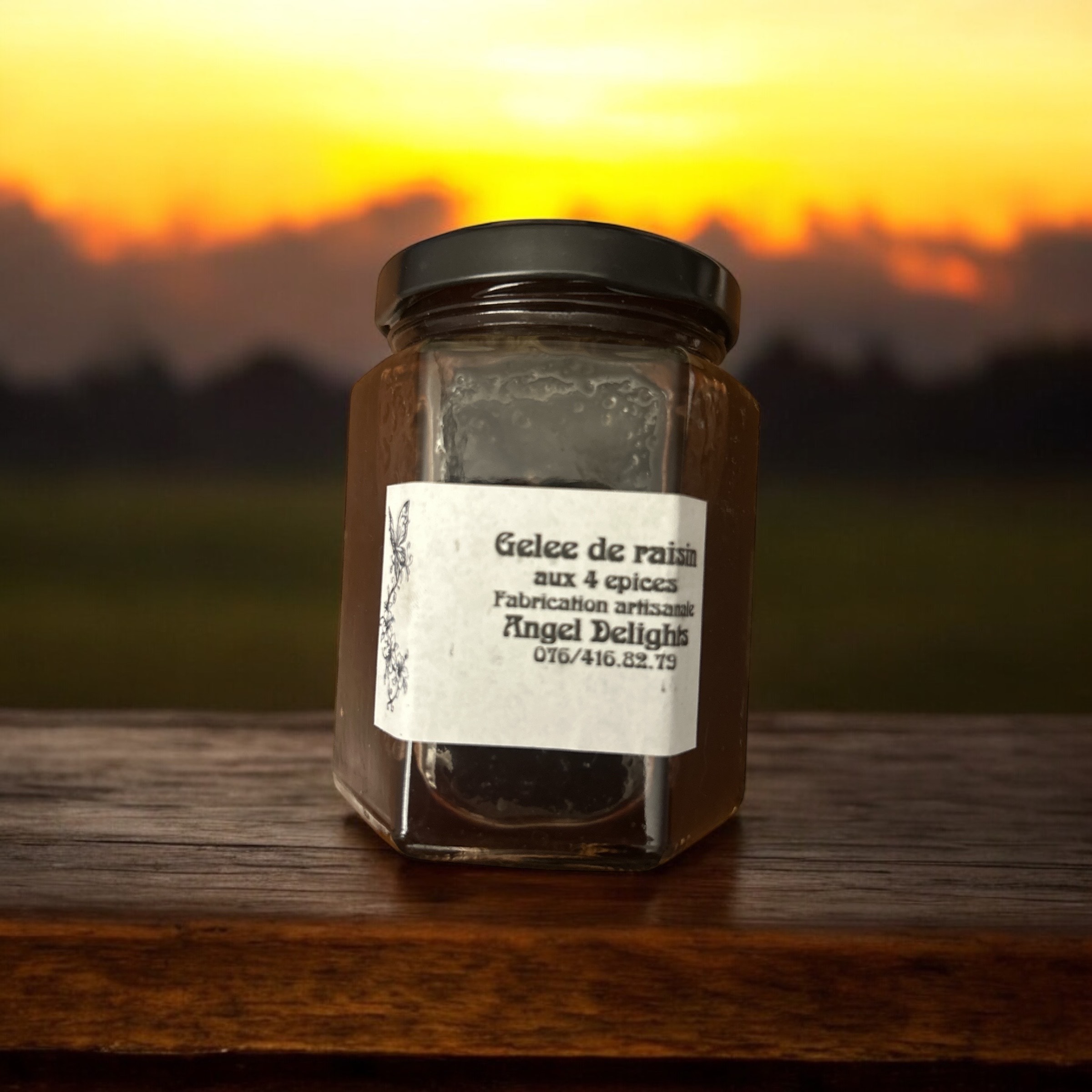 Gelée de "raisin aux 4 épices" 110 ml