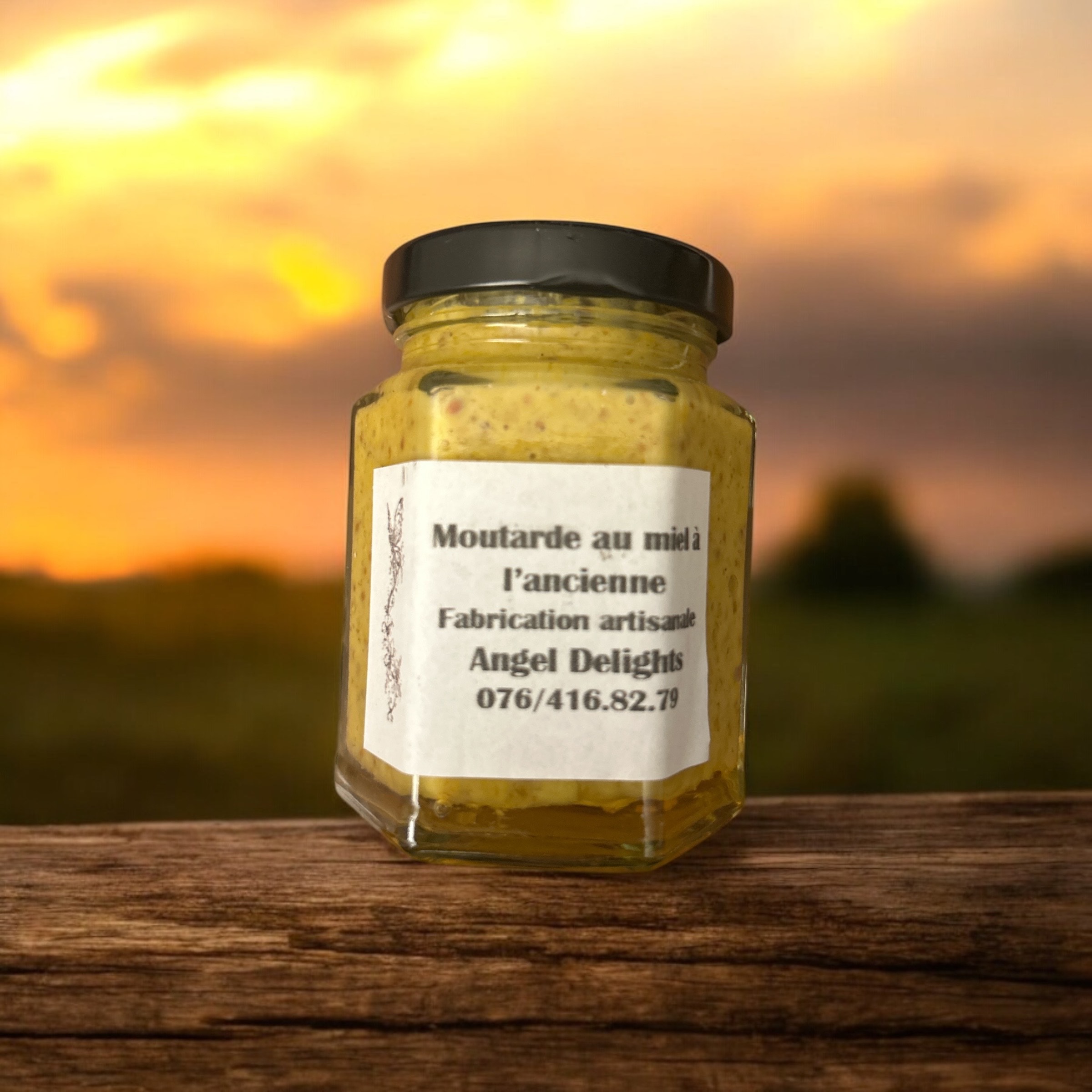 Moutarde à l'ancienne au Miel 275 ml