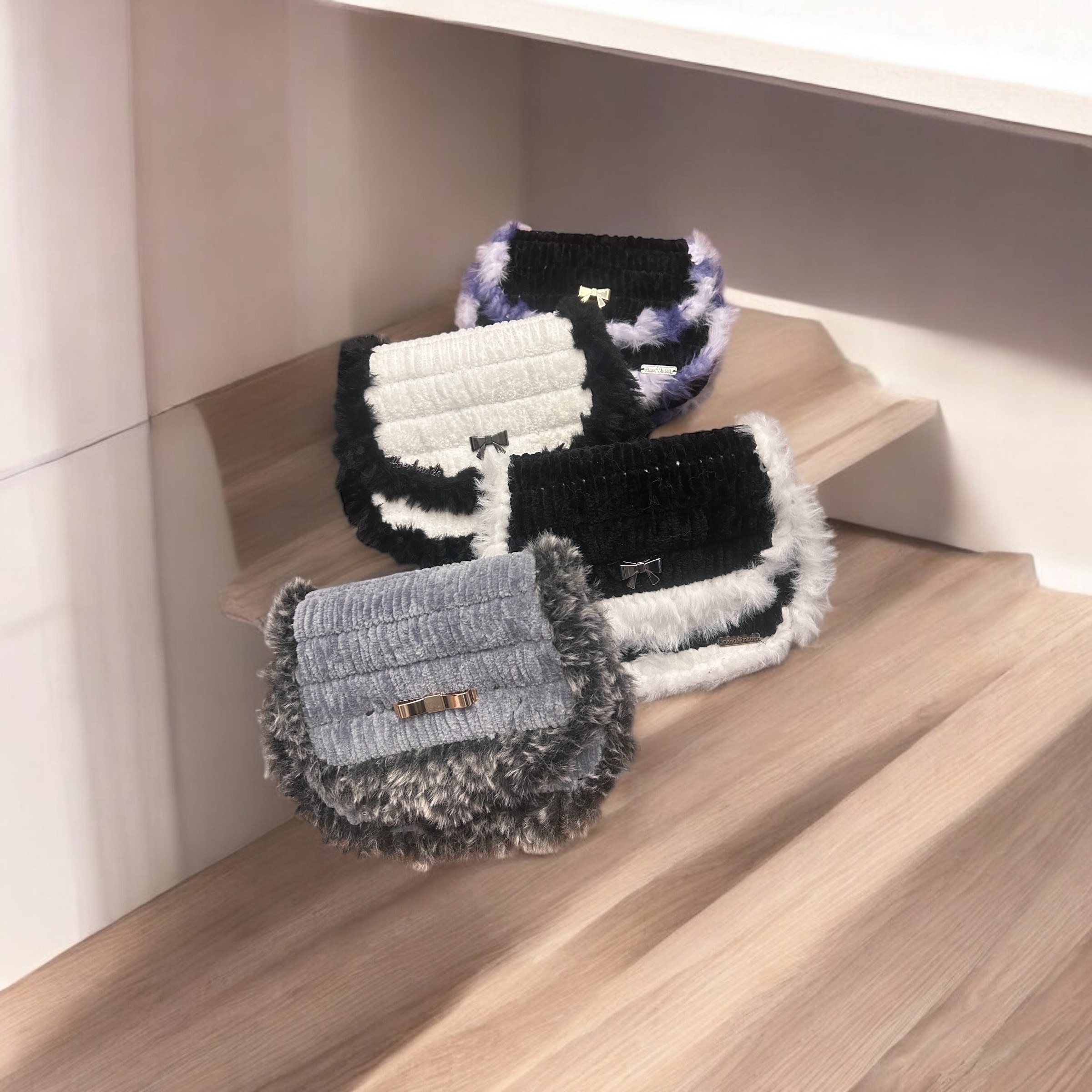 Sac à main de soirée arrondies