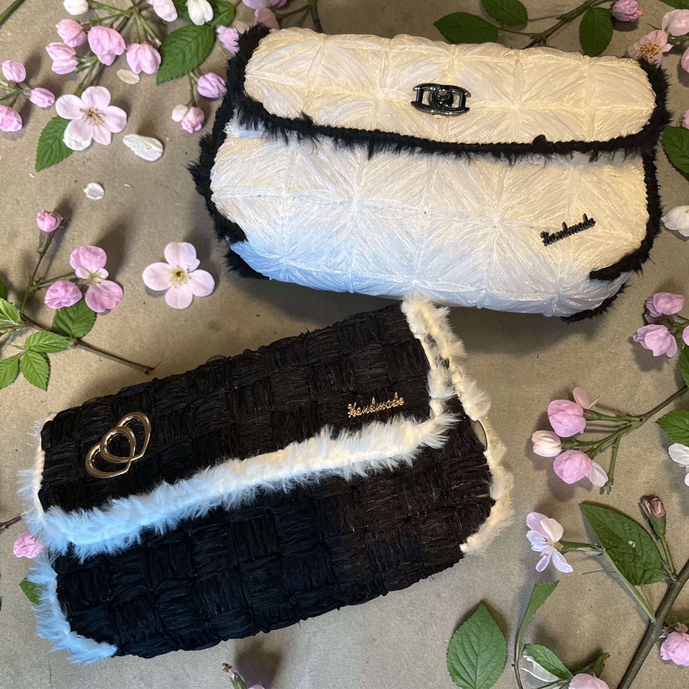 Sac à main en orgenza (26 cm) large